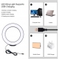Кільцева USB LED лампа PULUZ PKT3059B 6.2