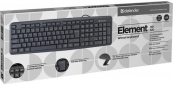 Клавіатура дротова Defender Element HB-520 USB UKR (45529) Black  - фото 2 - інтернет-магазин електроніки та побутової техніки TTT