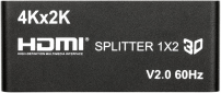 Сплиттер PowerPlant HDMI 1x2 V2.0, 3D, 4K (CA912476) - фото 5 - интернет-магазин электроники и бытовой техники TTT