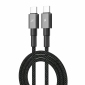 Кабель GrandGrand-X Type-C Type-C 100W для швидкої зарядки CC-08B Black - фото 2 - інтернет-магазин електроніки та побутової техніки TTT