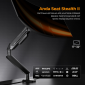 Настольное крепление для монитора Anda Seat Stealth II 17''-32'' (AD-W-A6D-1S-FW) White  - фото 7 - интернет-магазин электроники и бытовой техники TTT