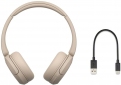Навушники Sony WH-CH520 (WHCH520C.CE7) Beige - фото 3 - інтернет-магазин електроніки та побутової техніки TTT