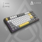 Клавиатура проводная Ajazz AK870 V2 Flying Fish Switch USB (AK870-V2-FF-BGY) Black-Grey-Yellow  - фото 10 - интернет-магазин электроники и бытовой техники TTT