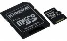 Карта памяти Kingston microSDXC 128GB Canvas Select Class 10 UHS-I U1 + SD-адаптер (SDCS/128GB) - фото 2 - интернет-магазин электроники и бытовой техники TTT