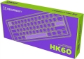 Клавіатура дротова Hator Hellyberry HK60 Mechanical Linear RGB USB (HK60) White/Violet  - фото 6 - інтернет-магазин електроніки та побутової техніки TTT