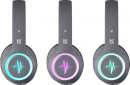 Наушники Defender FreeMotion B571 LED Bluetooth (4745090820317) Grey  - фото 2 - интернет-магазин электроники и бытовой техники TTT