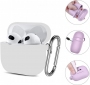 Чохол Silicon BeCover для Apple AirPods (3nd Gen) (707184) White - фото 3 - інтернет-магазин електроніки та побутової техніки TTT