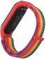 Ремінець TPU Nylon Xiaomi Mi Band 5 Gradient rainbow - фото 2 - інтернет-магазин електроніки та побутової техніки TTT