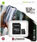 Карта памяти Kingston microSDXC 512B Canvas Select Plus Class 10 UHS-I U3 V30 A1 + SD-адаптер (SDCS2/512GB) - фото 4 - интернет-магазин электроники и бытовой техники TTT