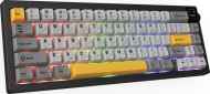 Клавіатура бездротова Ajazz AK650 Flying Fish Switch RGB (AK650-FF-BGY) Black  - фото 2 - інтернет-магазин електроніки та побутової техніки TTT