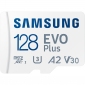 Карта памяти Samsung Evo Plus microSDXC 128GB UHS-I U3 V30 + SD-адаптер (MB-MC128SA/EU) - фото 2 - интернет-магазин электроники и бытовой техники TTT