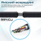 Кабель Promate proLink4K1 HDMI - HDMI v.2.0 1.5 м (proLink4K1-150.black) Black  - фото 4 - інтернет-магазин електроніки та побутової техніки TTT