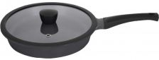 Сковорода Ringel Zitrone с крышкой 28 см (RG-2108-28 BL) Black - фото 2 - інтернет-магазин електроніки та побутової техніки TTT