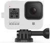 Силиконовый чехол с ремешком GoPro HERO8 Sleeve+Lanyard (AJSST-002) White - фото 3 - интернет-магазин электроники и бытовой техники TTT