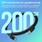 Кабель Promate EcoLine-CC200 USB-C to USB-C 60W Power Delivery 2 м (ecoline-cc200.black) Black  - фото 6 - інтернет-магазин електроніки та побутової техніки TTT