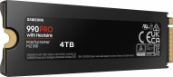 SSD накопитель Samsung M.2 4TB PCIe 4.0 990PRO+радиатор - фото 3 - интернет-магазин электроники и бытовой техники TTT