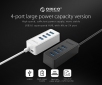 USB-хаб Orico USB 3.0 4 порта (W5P-U3-100-BK-PR) - фото 7 - интернет-магазин электроники и бытовой техники TTT