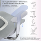 Кресло геймерское SIHOO Xallking X5C (X5FC-N101) Mesh Grey  - фото 8 - интернет-магазин электроники и бытовой техники TTT