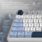 Клавиатура проводная Ajazz AK870 V2 Flying Fish Switch USB (AK870-V2-FF-BWB) White-Blue - фото 7 - интернет-магазин электроники и бытовой техники TTT