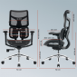 Кресло офисное SIHOO DORO S100 (S100-M301) Mesh Black  - фото 17 - интернет-магазин электроники и бытовой техники TTT