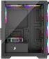 Корпус 1stPlayer X2-M-BK-4F1 Black - фото 3 - интернет-магазин электроники и бытовой техники TTT