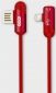 Кабель USB XO NB38 lightning 1m 2.4A with Audio adapter L-shape Red - фото 2 - интернет-магазин электроники и бытовой техники TTT