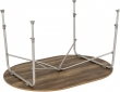 Стіл кемпінговий Bo-Camp Feather Oval 130x90 см (1404466) Brown  - фото 2 - інтернет-магазин електроніки та побутової техніки TTT