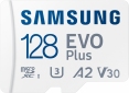 Карта памяти Samsung Evo Plus microSDXC 128GB UHS-I U3 V30 A2 + SD адаптер (MB-MC128KA/EU) - фото 2 - интернет-магазин электроники и бытовой техники TTT