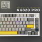 Клавіатура бездротова EPOMAKER Ajazz AK820 Pro 75% Flying Fish Switch Hot-Swap RGB UA Wireless/Bluetooth/USB (AK820-PRO-W-FF) White  - фото 13 - інтернет-магазин електроніки та побутової техніки TTT