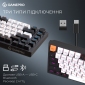 Клавиатура беспроводная GamePro Asgard Valhalla QLAB Sakura Switch RGB Bluetooth/Wireless/USB-C (MK160-B-QS-PRO) Black  - фото 4 - интернет-магазин электроники и бытовой техники TTT