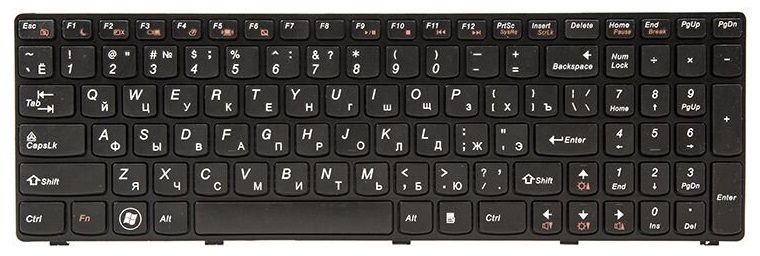 

Клавіатура для ноутбука PowerPlant IBM/Lenovo G580, N580, Z580 з рамкою (KB311071)