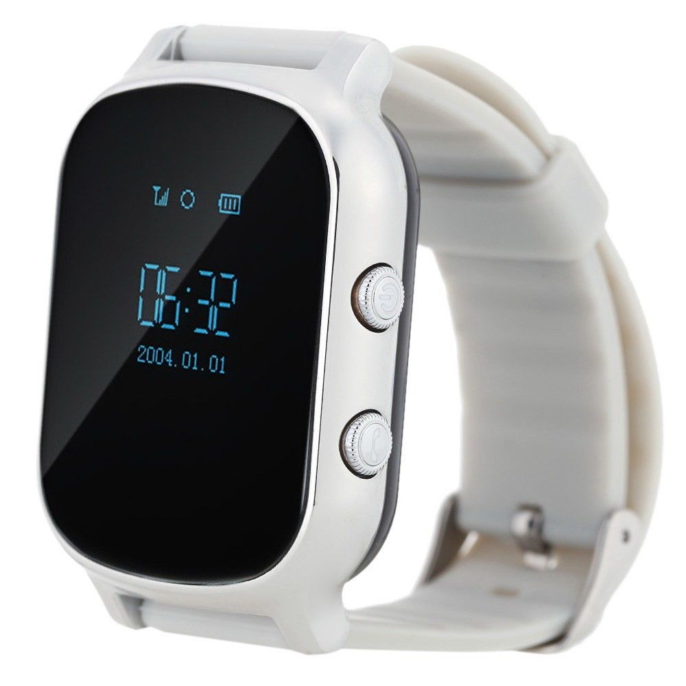 Детские умные часы с GPS-трекером Smart Baby Watch GW700 (T58) Silver ...