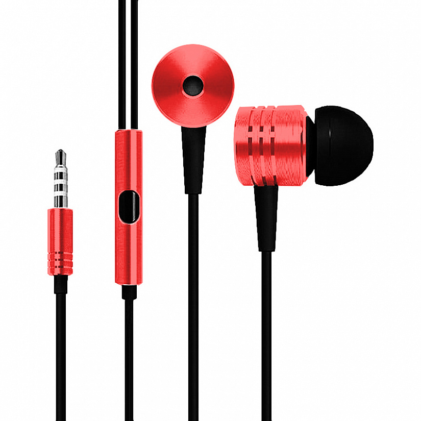 

Наушники TOTO Earphone Mi3 Metal Red