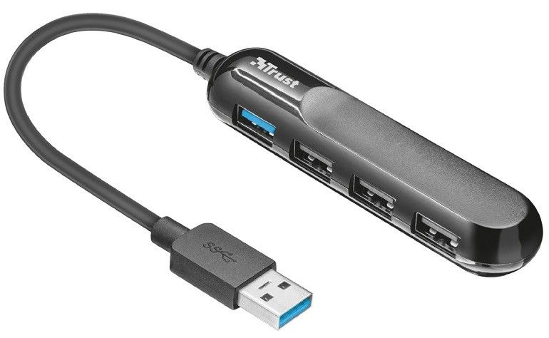 

Адаптер Trust Aiva 4 Port USB 3.1 Hub