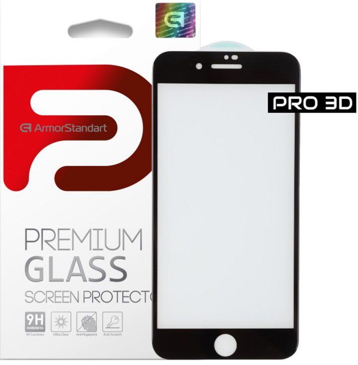 

Защитное стекло ArmorStandart Pro 3D для Apple iPhone 8 Plus/7 Plus (ARM55366-GP3D-BK) Black