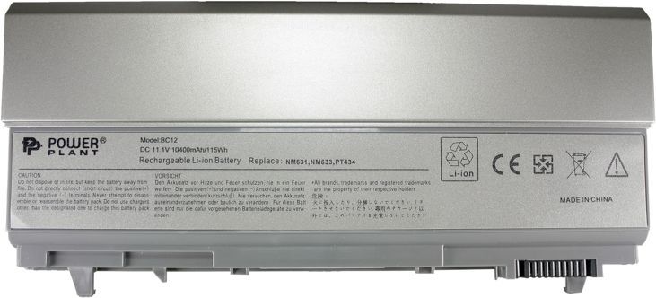 

Аккумулятор PowerPlant PT434 DE E6400 3SP2 для Dell Latitude E6400 (11.1V/10400mAh/12 Cells) (NB00000246)