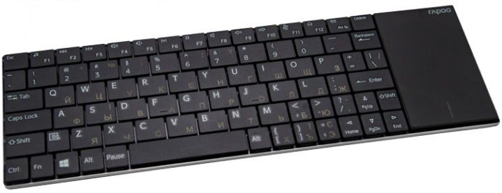 

Клавіатура бездротова Rapoo E2710 Touchpad Black