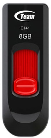 

USB флеш накопичувач Team C141 8GB (TC1418GR01) Red