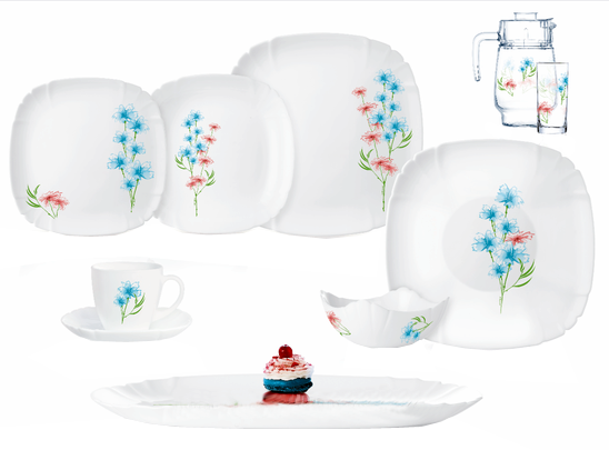

Сервиз столовый Luminarc Lotusia Prunella 46 предметов (N7992)