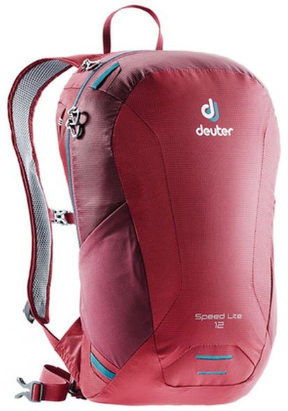 

Рюкзак Deuter Speed Lite 12 л з поясним ременем (3410019 5528) Cranberry-maron
