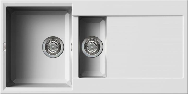 

Кухонна мийка ELLECI EASY 475 bianco titano 68