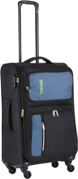 

Чемодан на колесиках TravelZ Tripple Pocket (M) (927261) Black