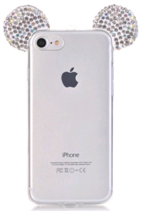 

Накладка Mickey Diamond Silicon Case for iPhone 4