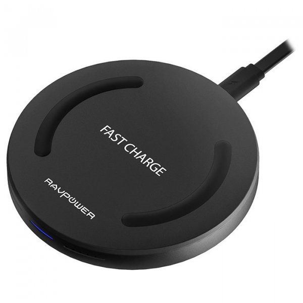 

Беспроводное зарядное устройство RAVPower Qi Wireless Charging Pad (RP-PC014) Black