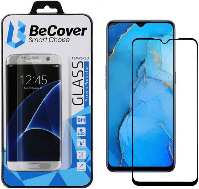 

Захисне скло BeCover для Oppo Reno3 (705042) Black