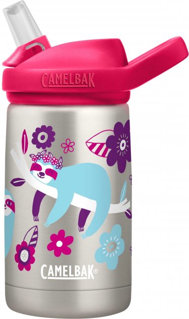 

Спортивна термофляга для води CamelBak 2284103040 eddy+ Kids Kids SST Vacuum Insulated 12 oz 0.35 л (886798025070) Flowerchild Sloth