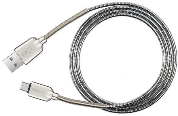 

Кабель USB WUW X30 microUSB 1m 2.1A Silver