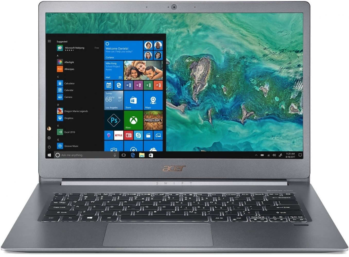 

Ноутбук Acer Swift 5 SF514-53T (NX.H7KEU.008) Steel Gray