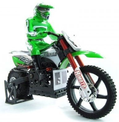 

Радіокерована модель Мотоцикл 1:4 Himoto Burstout MX400 Brushed Green