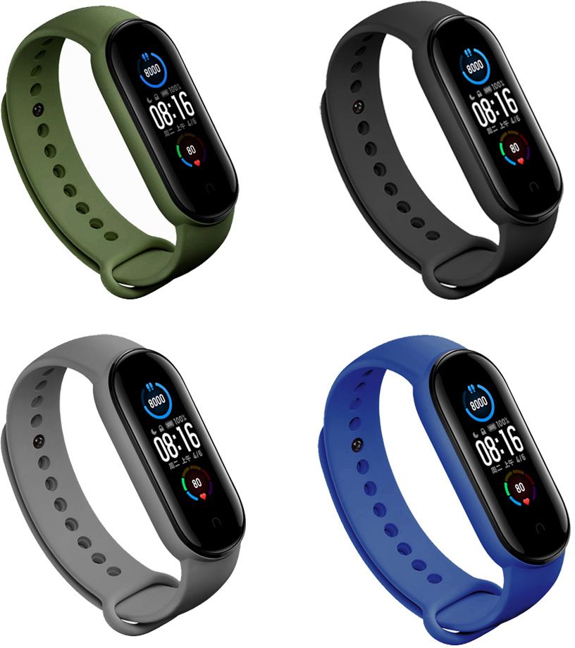 

Набір ремінців 4 кольори BeCover для Xiaomi Mi Smart Band 5 Boy (705341)